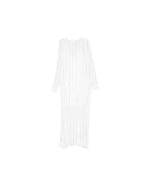 Bondi Born White Capri Striped Tunic Maxi Dress