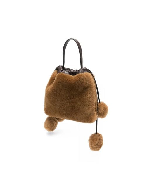 Jimmy Choo Brown Tote Bags