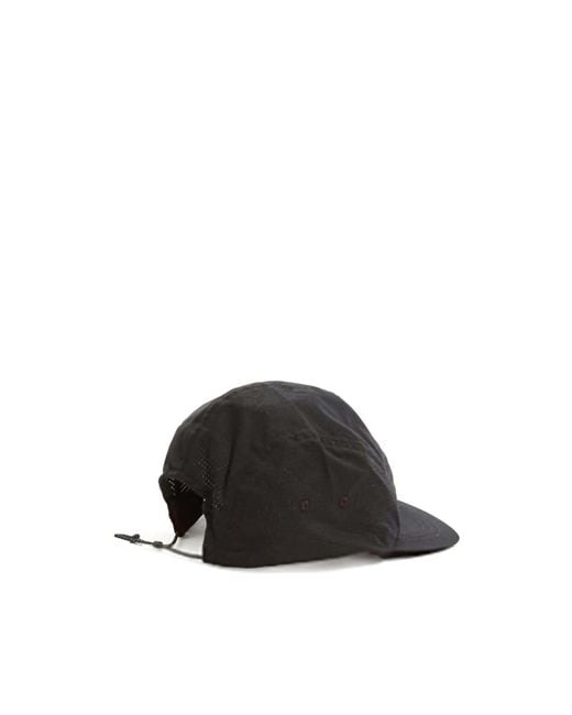 Satisfy Black Rippy Air Trail Cap for men