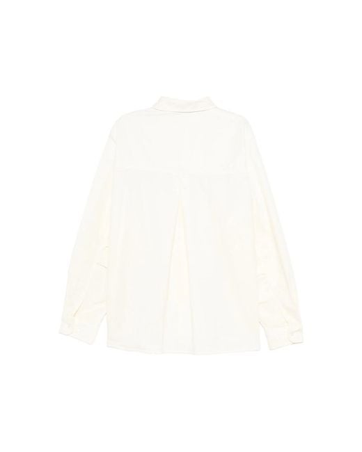 Willy Chavarria White Logo-Print Shirt for men
