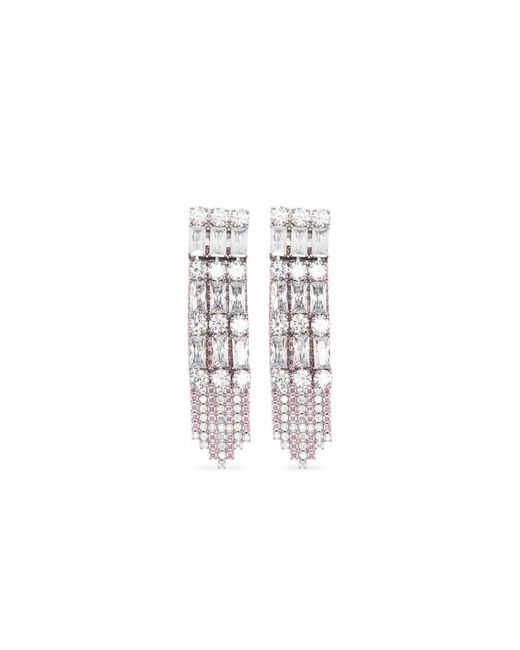 Self-Portrait White Earrings