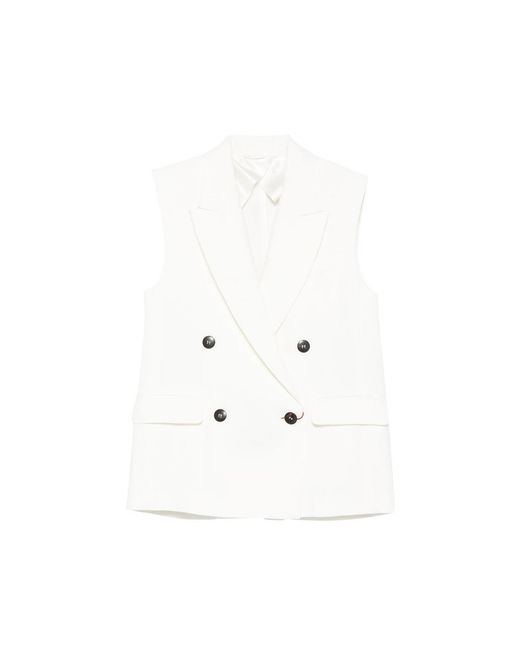 Max Mara White Jackets