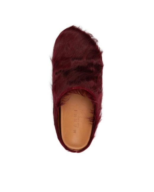 Marni Red Slippers for men