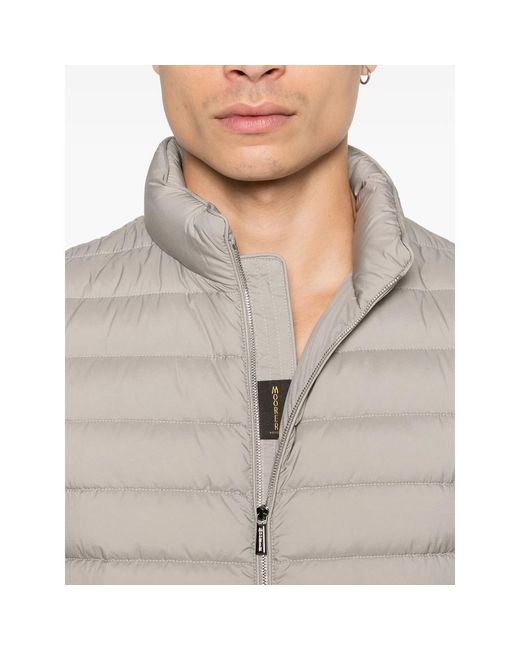 Moorer Gray Calaf-S3 Gilet for men