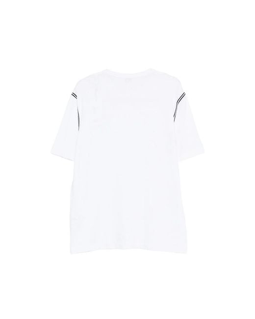 KENZO White Stripe Patch T-Shirt for men