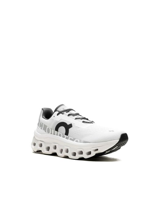 On Shoes White Cloudmonster "All" Sneakers for men