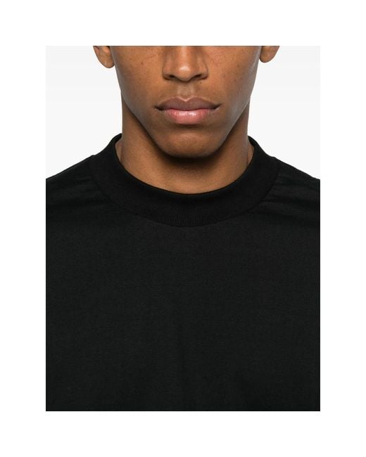 Kaptain Sunshine Black Tube Crew-Neck T-Shirt for men