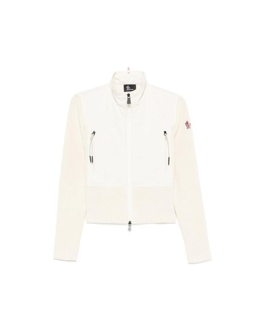 Moncler White Neutrals Knitwear