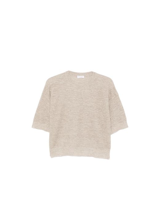 Brunello Cucinelli Natural Neutrals Tops