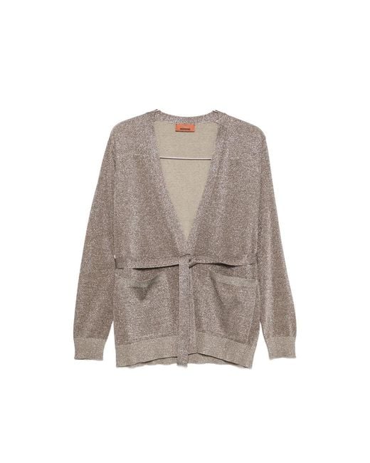 Missoni Brown Belted Cardigan