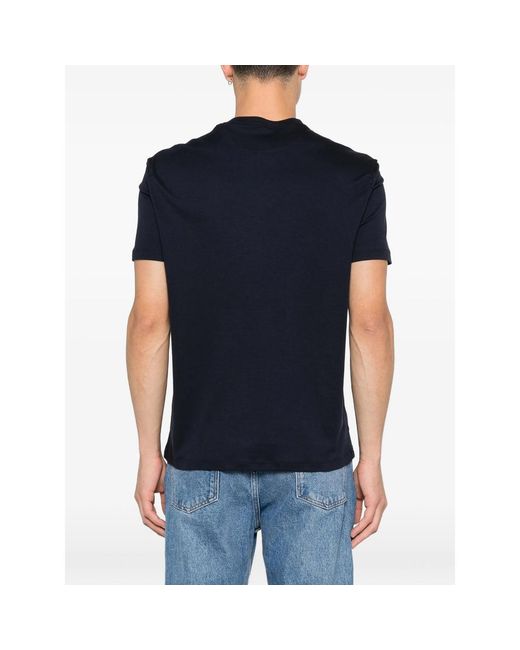 Isaia Black T Shirts for men