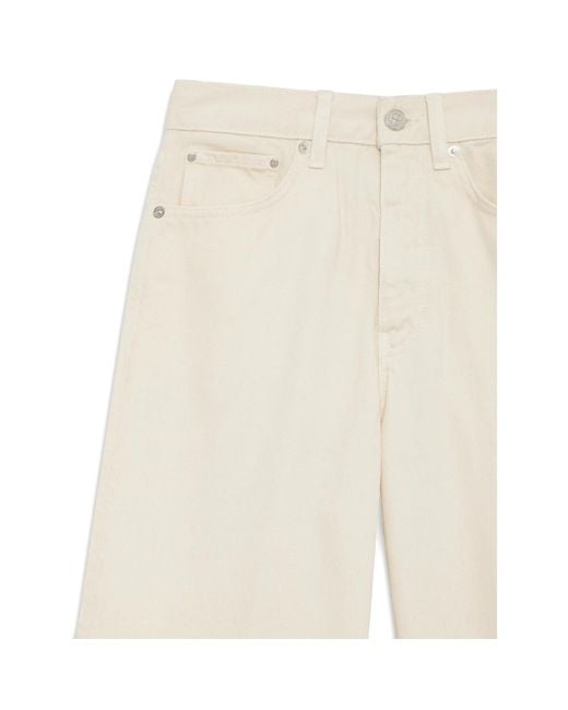 Anine Bing White Brie Jeans
