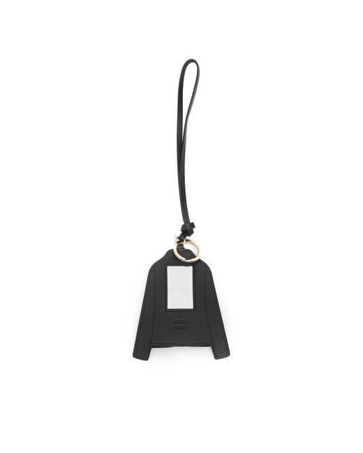 Miu Miu Metallic Leather Key Ring Trick