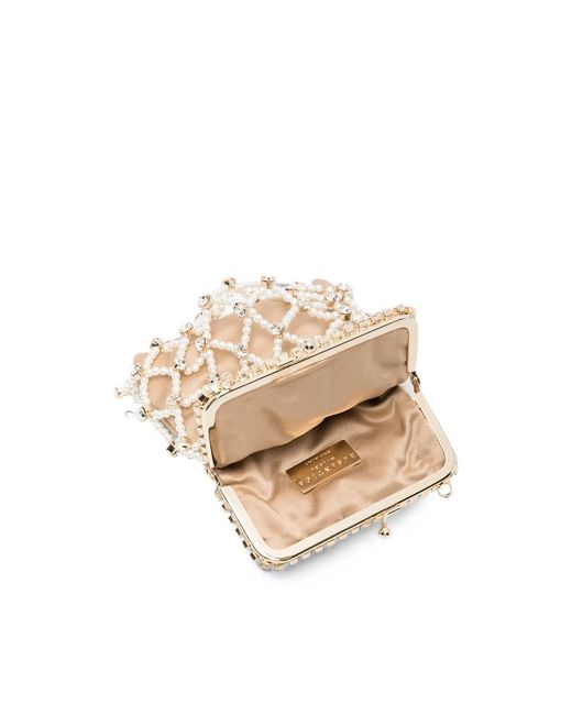 Rosantica Natural Crystal-Embellished Shoulder Bag