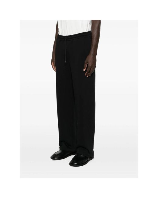 Woc Black Cajamarca Drawstring-Waist Track Pants for men