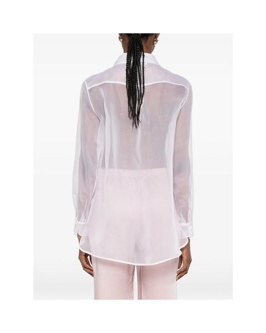 Panicale White Long-Sleeve Shirt