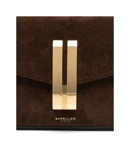 DeMellier London Brown Vancouver Clutch Bag