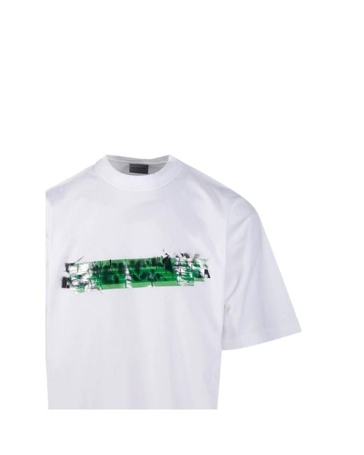 Balenciaga Gray Tape-Effect T-Shirt for men