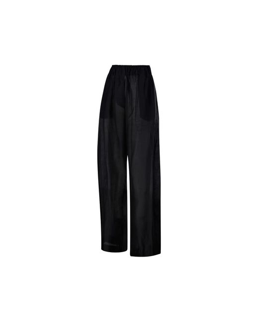 Thelatest Black Dora Elasticated Trousers