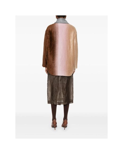 Fendi Brown Neutrals Jackets
