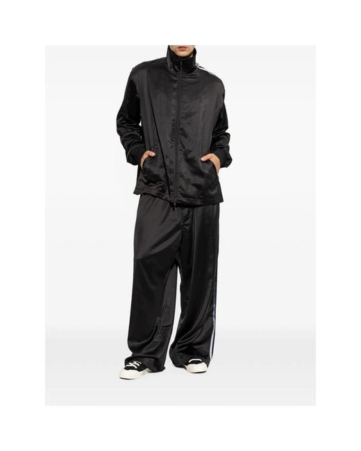 Y-3 Black Sweatshirt With A Stand-Up Collar