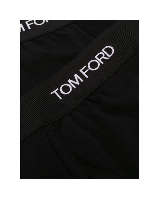 Tom Ford Black 2-Pack Boxer With Logo for men