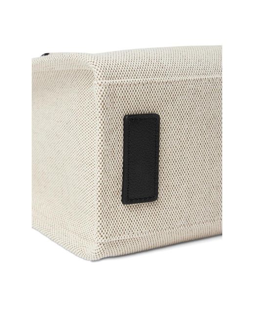 Versace Natural La Medusa Mini Canvas Tote