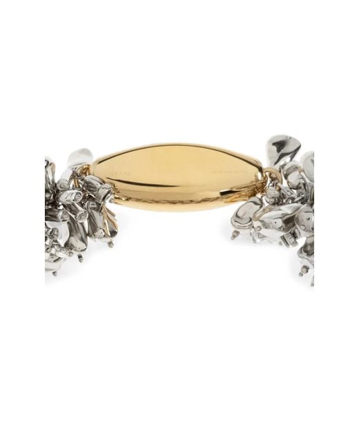 Dries Van Noten Metallic Beaded Necklace
