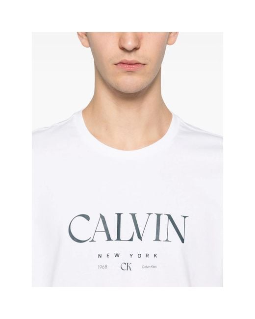 Calvin Klein White T Shirts for men