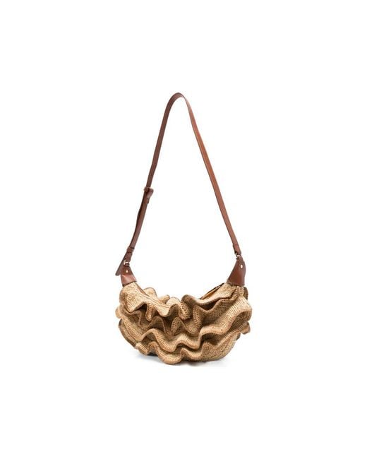 Zimmermann Metallic Neutrals Shoulder Bags