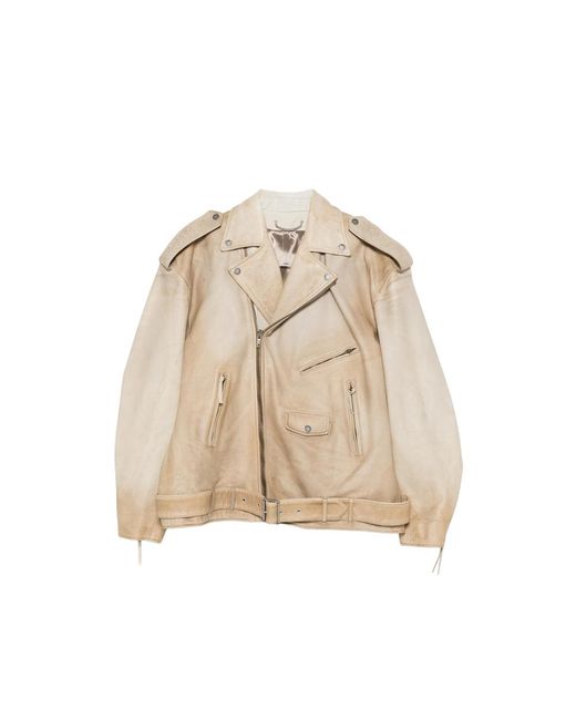 Golden Goose Deluxe Brand Natural Leather Outerwears Neutral for men