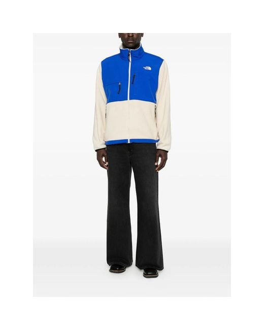 The North Face Blue Zip-Fastening Pocket Jacket for men