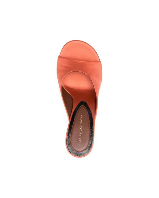 Dries Van Noten Pink Shoes Orange