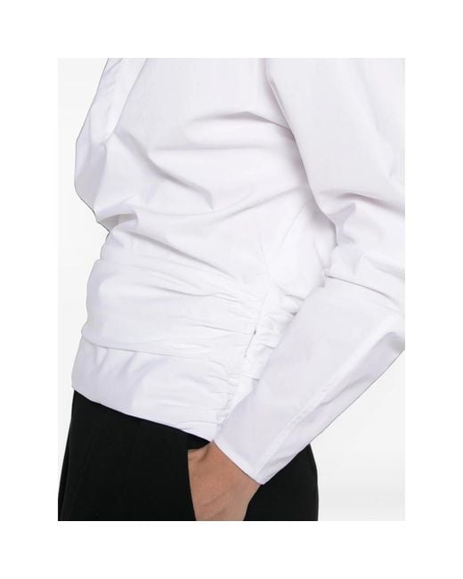 Jacquemus White Colombe V-Neck Blouse