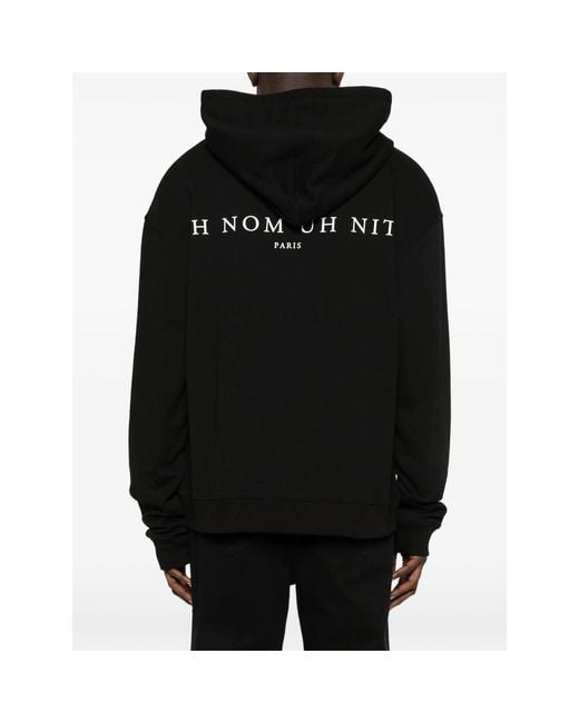 Ih Nom Uh Nit Black Mask On Front Hoodie for men