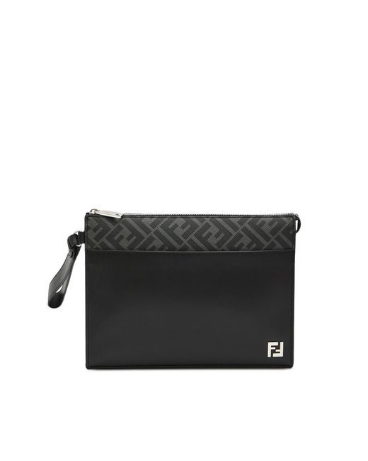 Fendi Black Clutch Bags for men