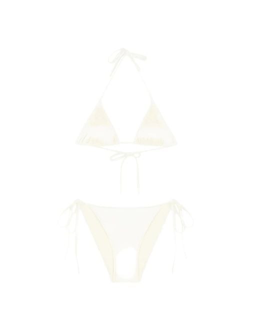 VENUJA White Triangle Bikini