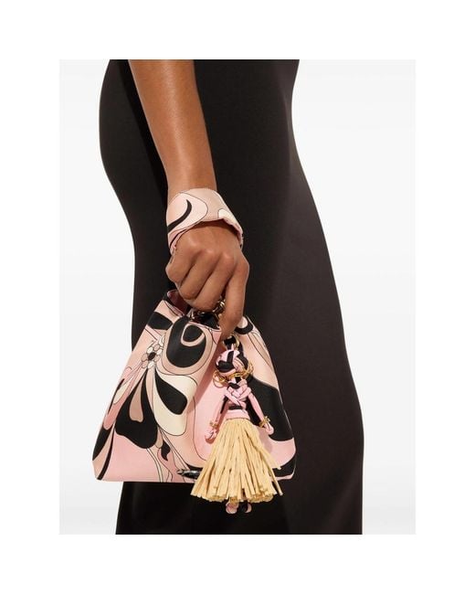 Emilio Pucci Metallic Bag Charm