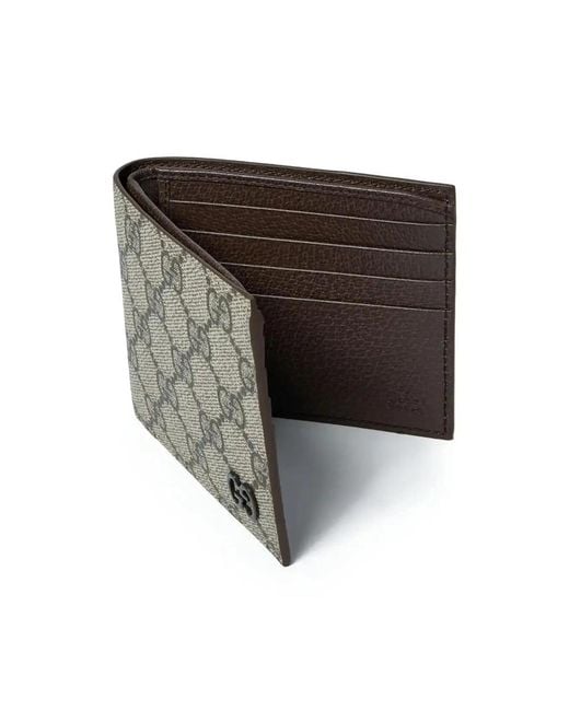 Gucci Green Gg Detailed Wallet for men