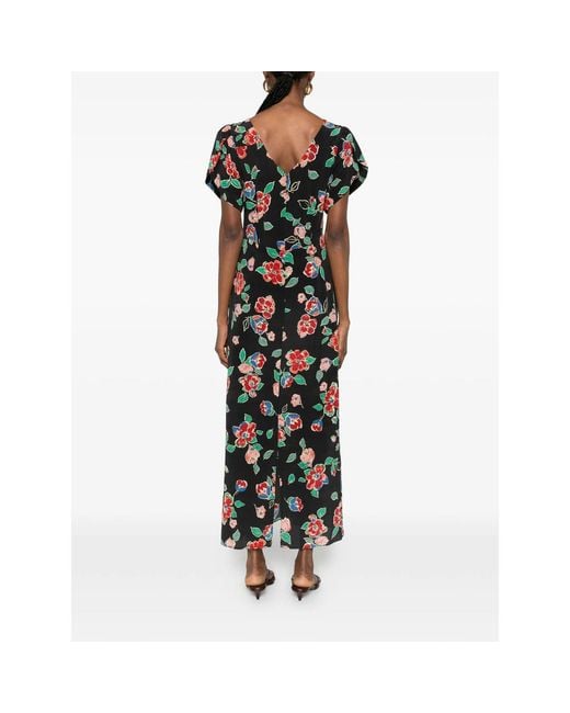 Rixo Black Wrap Dresses