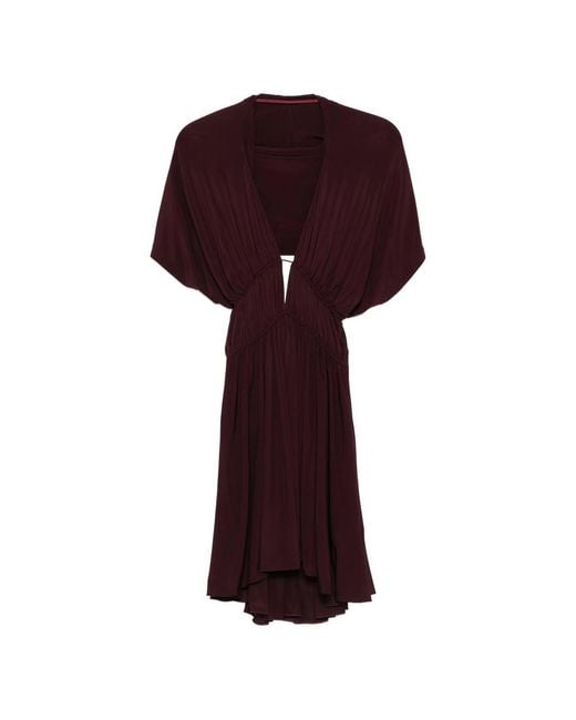 Alaïa Red Alaã¯A Dresses
