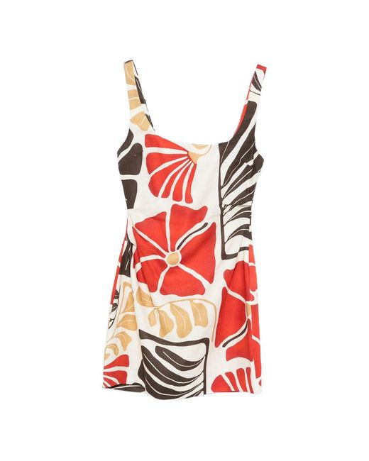 Sir Red Julietta Square-Neck Mini Dress
