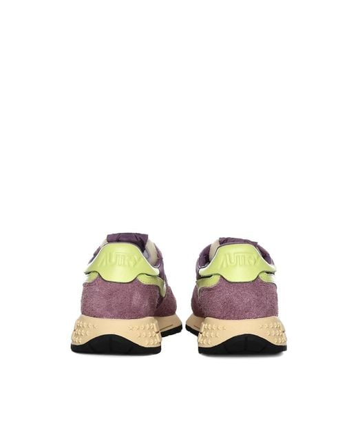 Autry Pink Sneakers Suede