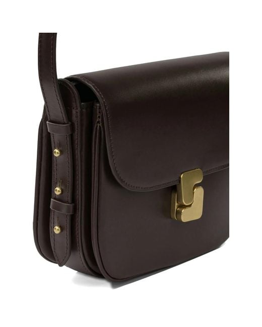 Soeur Black Mini Belissima Leather Crossbody Bag