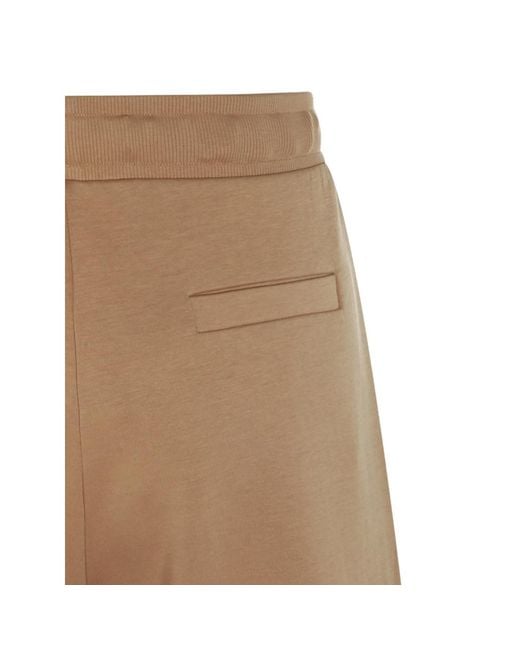 Max Mara Natural Logo-Drawstring Track Pants