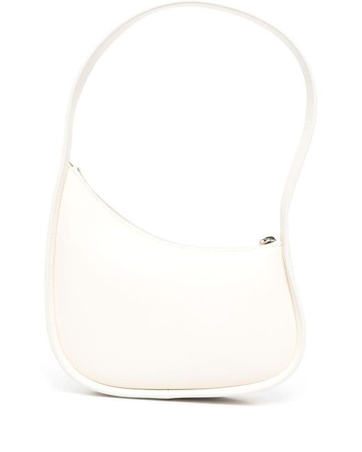 The Row White Half Moon Shoulder Bags