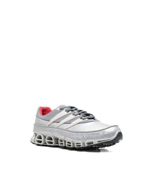 Adidas White Predator 94 Megaride Snake-Effect-Detail Sneakers for men