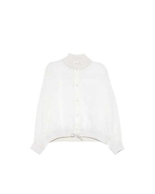 Panicale White Sheer Jacket