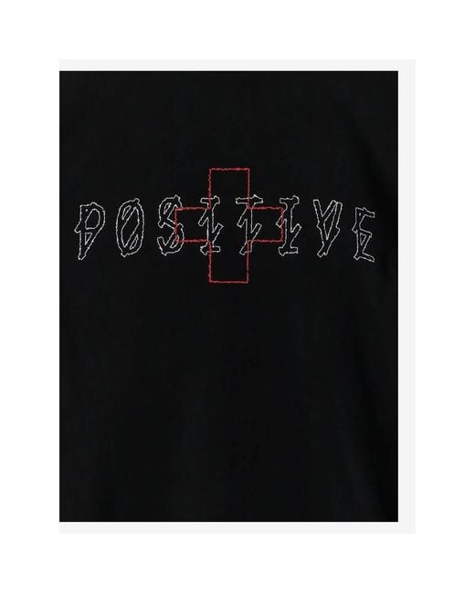 44 Label Group Black Logo-Print T-Shirt for men