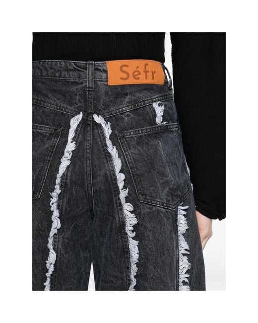 Séfr Blue Straight-Leg Jeans
